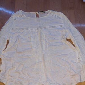 White long sleeve t-shirt